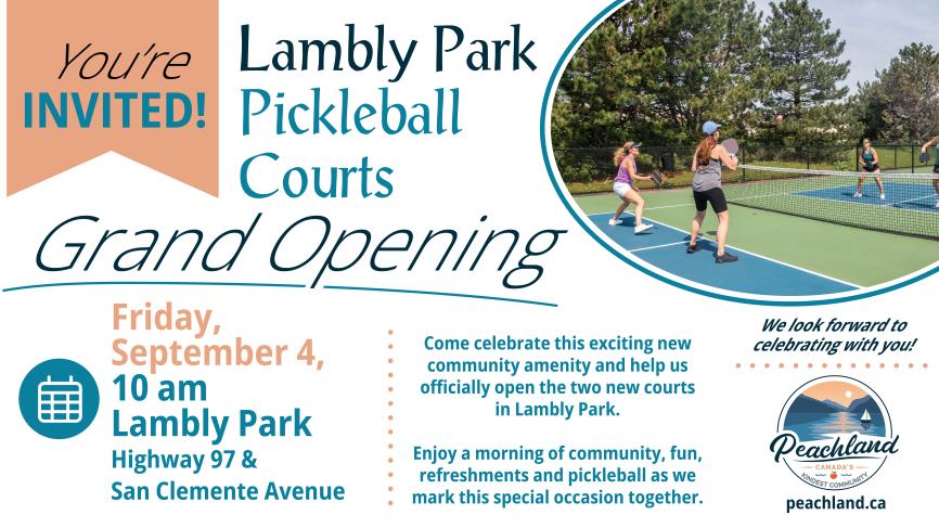 pickleball court opening 04-SEP-26