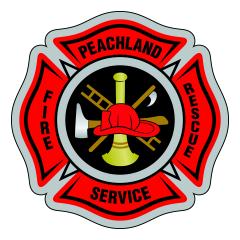 Peachland Fire Rescue Logo