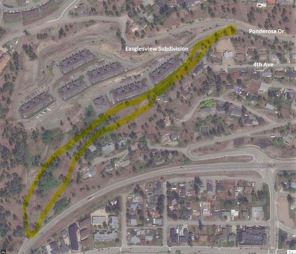 Eaglesview Trail area map.